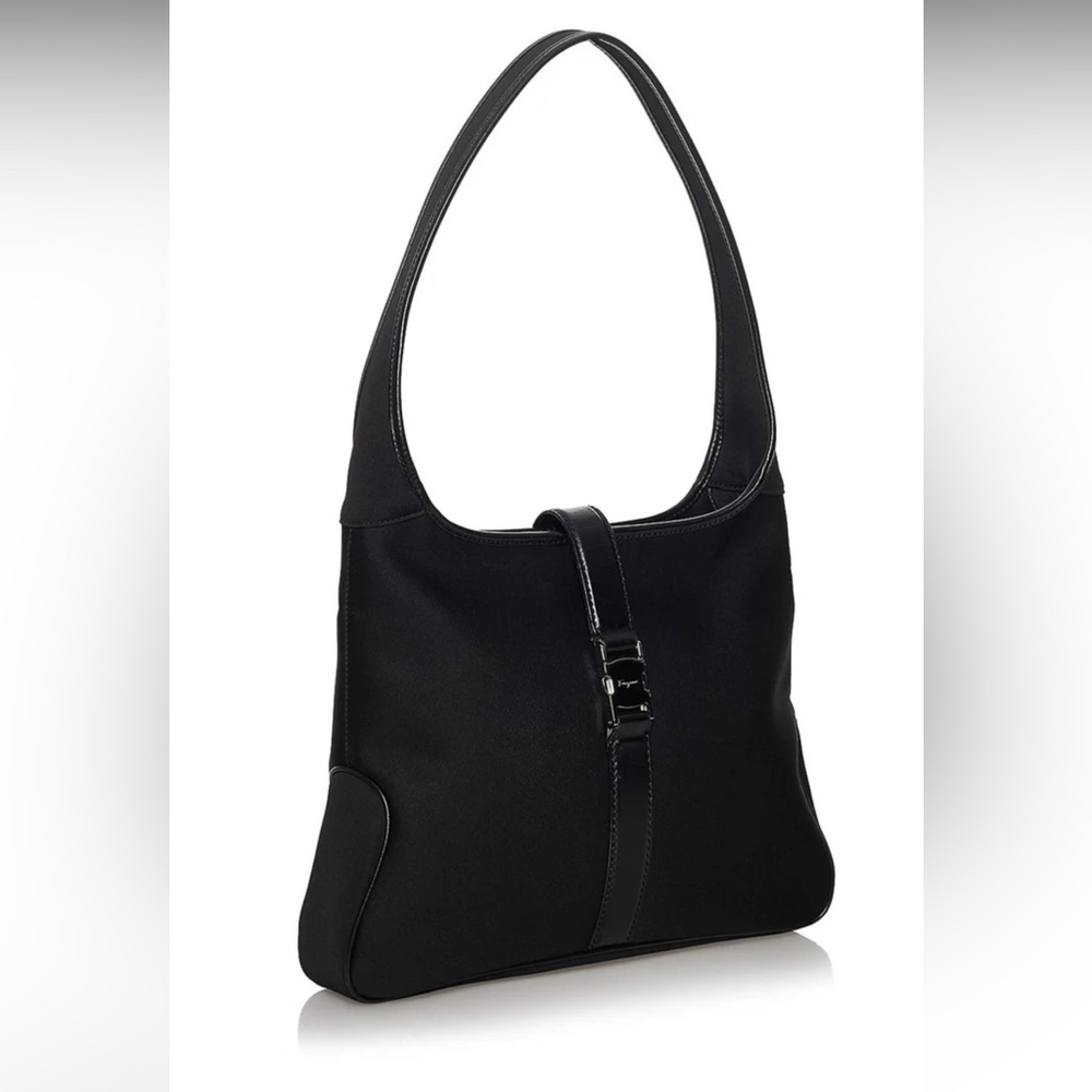 Vintage Y2K Salvatore Ferragamo Gancini Hobo Shoulder Bag – Black –Made in Italy - Picture 3 of 13